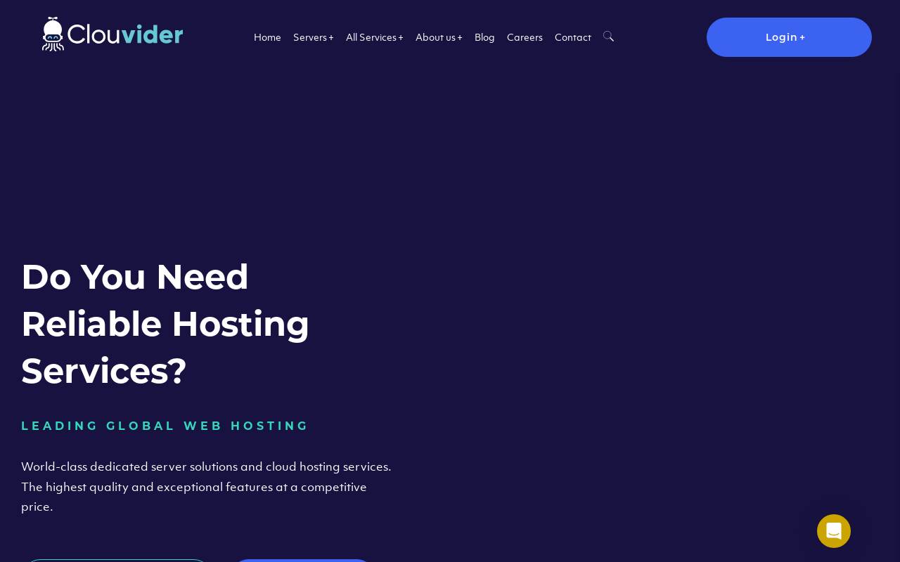 Clouvider.com 官网截图